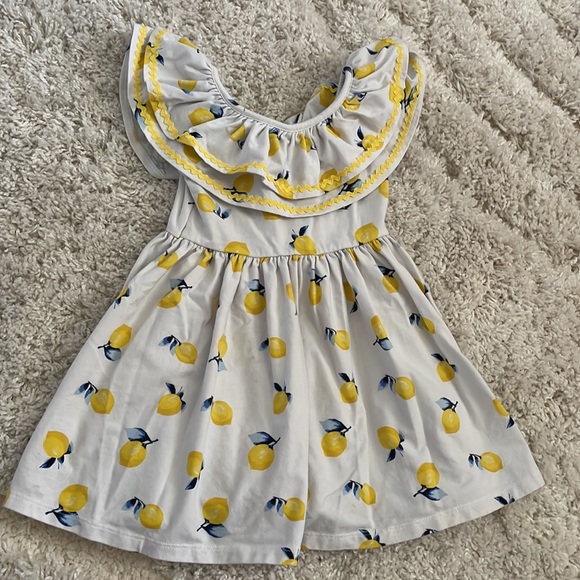 Janie&Jack Lemon Ruffle Dress - Picture 4 of 7